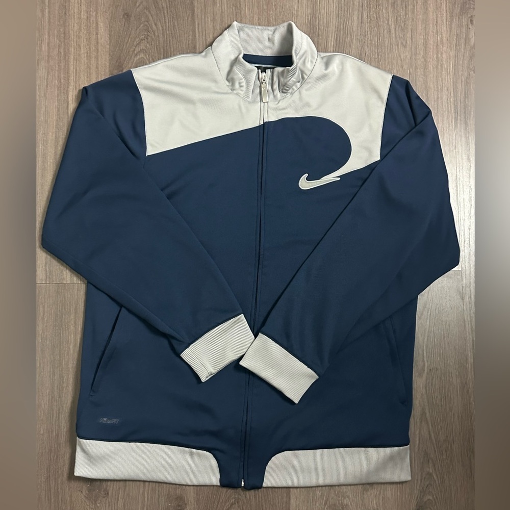 Vintage Nike Flight Basketball Embroidered Zip Up Jacket